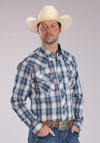 Roper Men's Arrow Plaid - Broken horn