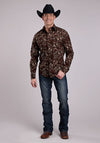 Roper Brilliant Paisley Print - Broken horn