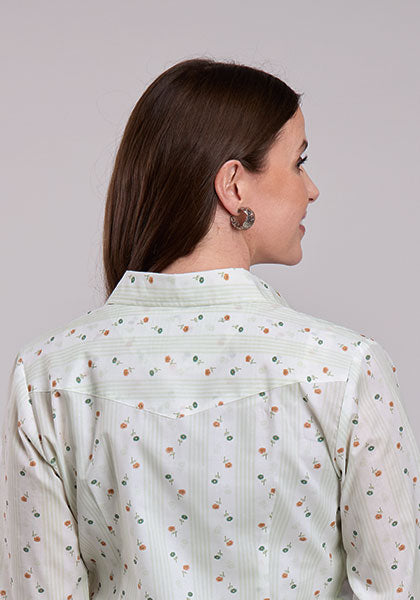 Roper Cream Floral Print - Broken horn