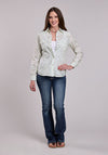 Roper Cream Floral Print - Broken horn