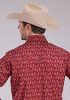 Roper Men Desert Stripe Print - Broken horn
