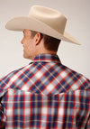 Roper Men Independence Plaid - Broken horn