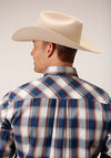 Roper Men Indigo Dobby - Broken horn