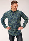 Roper Men Lucky Tropical Print - Broken horn