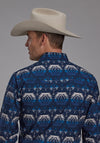 Roper Men Ombre Aztec Print - Broken horn