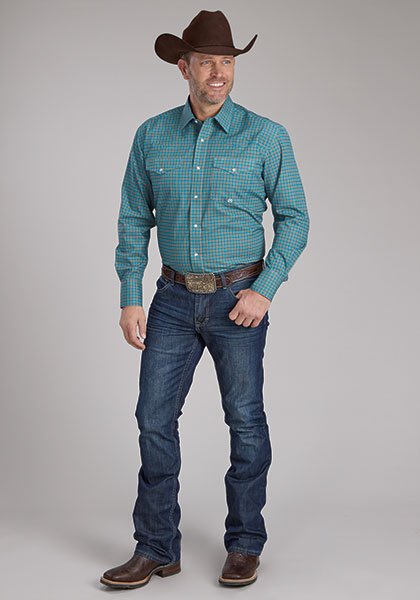 Roper Men's Castile Foulard - Broken horn