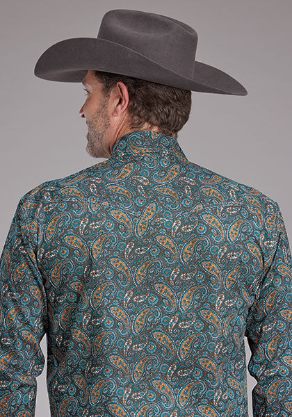 Roper Men's Dusk Paisley - Broken horn