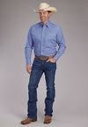 Roper Men's Perwinkle Foulard - Broken horn