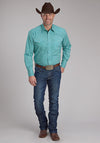 Roper Men's Stretch Four Point Foulard - Broken horn