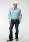 Roper Mens Snap Amarillo Snap - Broken horn