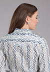 Roper Paisley Trellis Print - Broken horn