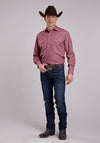 Roper Red Basket Weave - Broken horn