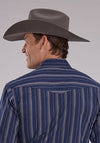 Roper Snap Stripe Shirt - Broken horn