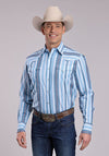 Roper Stripe Snap Shirt - Broken horn