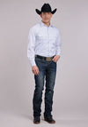 Roper Stripe White And Black - Broken horn
