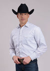 Roper Stripe White And Black - Broken horn