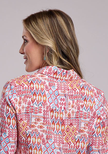 Roper Women Aztec Patchwork Print - Broken horn