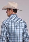 Stetson Blue Vintage Dobby - Broken horn