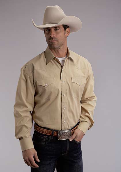 Stetson Gold Western Snap - Broken horn