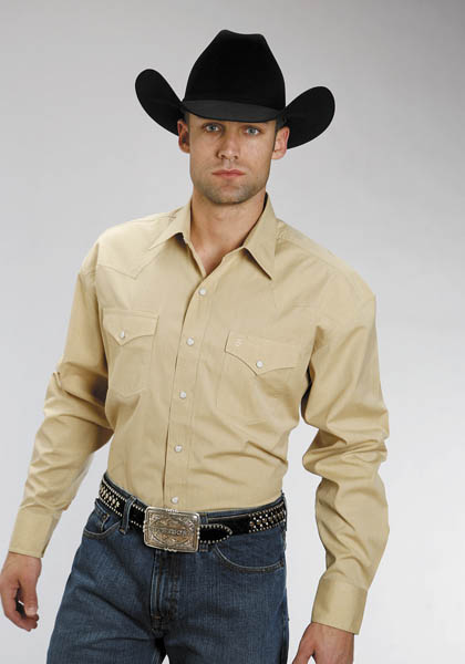 Stetson Gold Western Snap - Broken horn