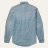 Stetson Long-Sleeved Denim Shirt - Broken horn