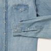 Stetson Long-Sleeved Denim Shirt - Broken horn
