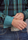 Stetson Men Lake Doby Plaid - Broken horn