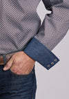Stetson Men's All over Diamond Print - Broken horn