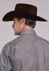 Stetson Men's All over Diamond Print - Broken horn