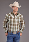 Stetson Men's Sandy Ombre Plaid - Broken horn