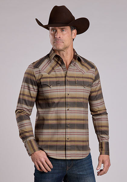 Stetson Men's Serape Plaid - Broken horn