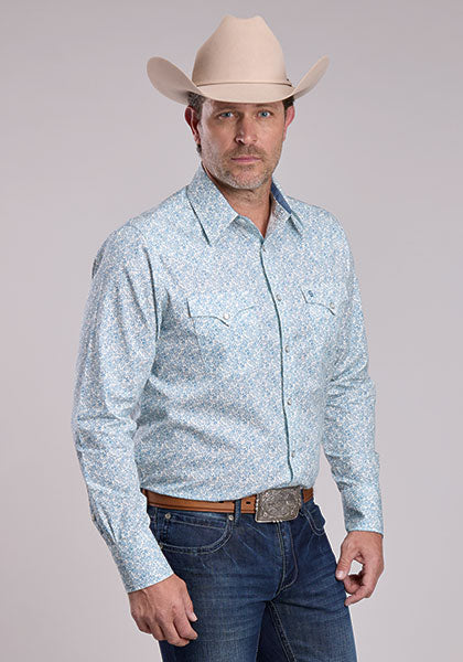 Stetson Men's Victorian Floral Print - Broken horn