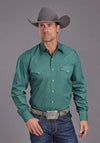 Stetson Men Teal Geo - Broken horn