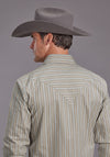 Stetson Men Ticking Dobby Stripe - Broken horn