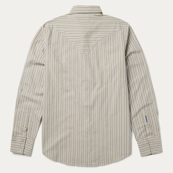 Stetson Men Ticking Dobby Stripe - Broken horn