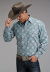 Stetson Men Turquoise Medallion - Broken horn