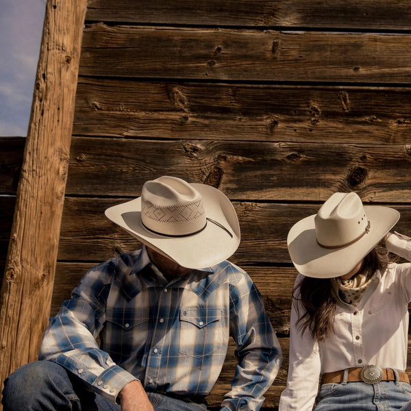 Stetson Ombre Plaid Shirt - Broken horn