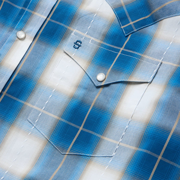 Stetson Ombre Plaid Shirt - Broken horn