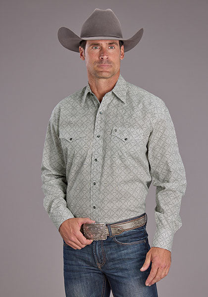 Stetson Pewter Filigree - Broken horn