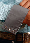 Stetson Snap 2 pocket Print - Silver Diamond Neat - Broken horn