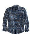 Tin Haul Mens Indgo Aztec - Broken horn