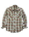 Tin Haul Sand Check Snap Shirt - Broken horn
