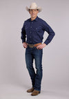Roper Men Diamond Dots Print - Broken horn