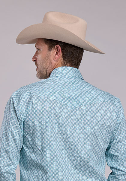 Roper Men Stretch Four Point Foulard - Broken horn