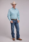 Roper Men Stretch Four Point Foulard - Broken horn