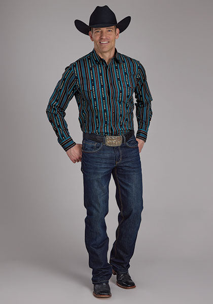 Roper Vertical Stripe - Broken horn