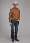Roper Men Solid Broadcloth - Broken horn
