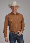 Roper Men Solid Broadcloth - Broken horn