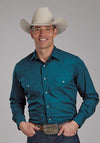 Roper Men Solid Broadcloth - Broken horn