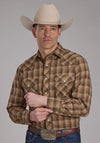 Roper Men Plaid - Broken horn